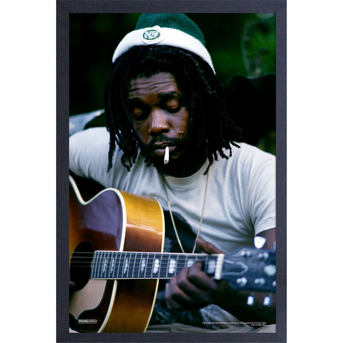 Peter Tosh Smoking 11x17 Framed Print