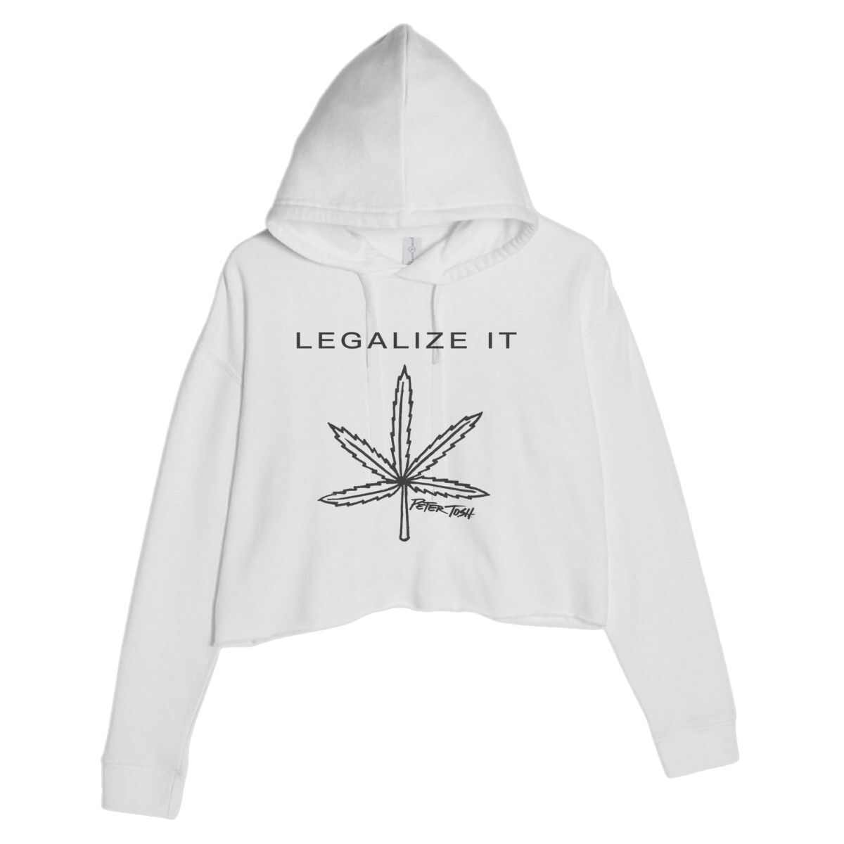 Legalize It Cropped Hoodie