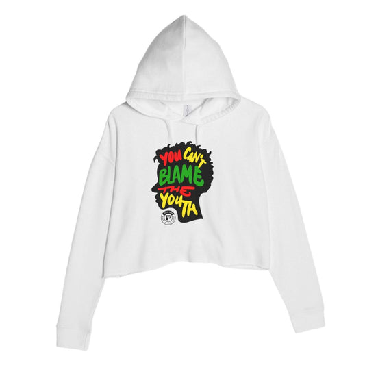 Can't Blame The Youth Cropped Hoodie