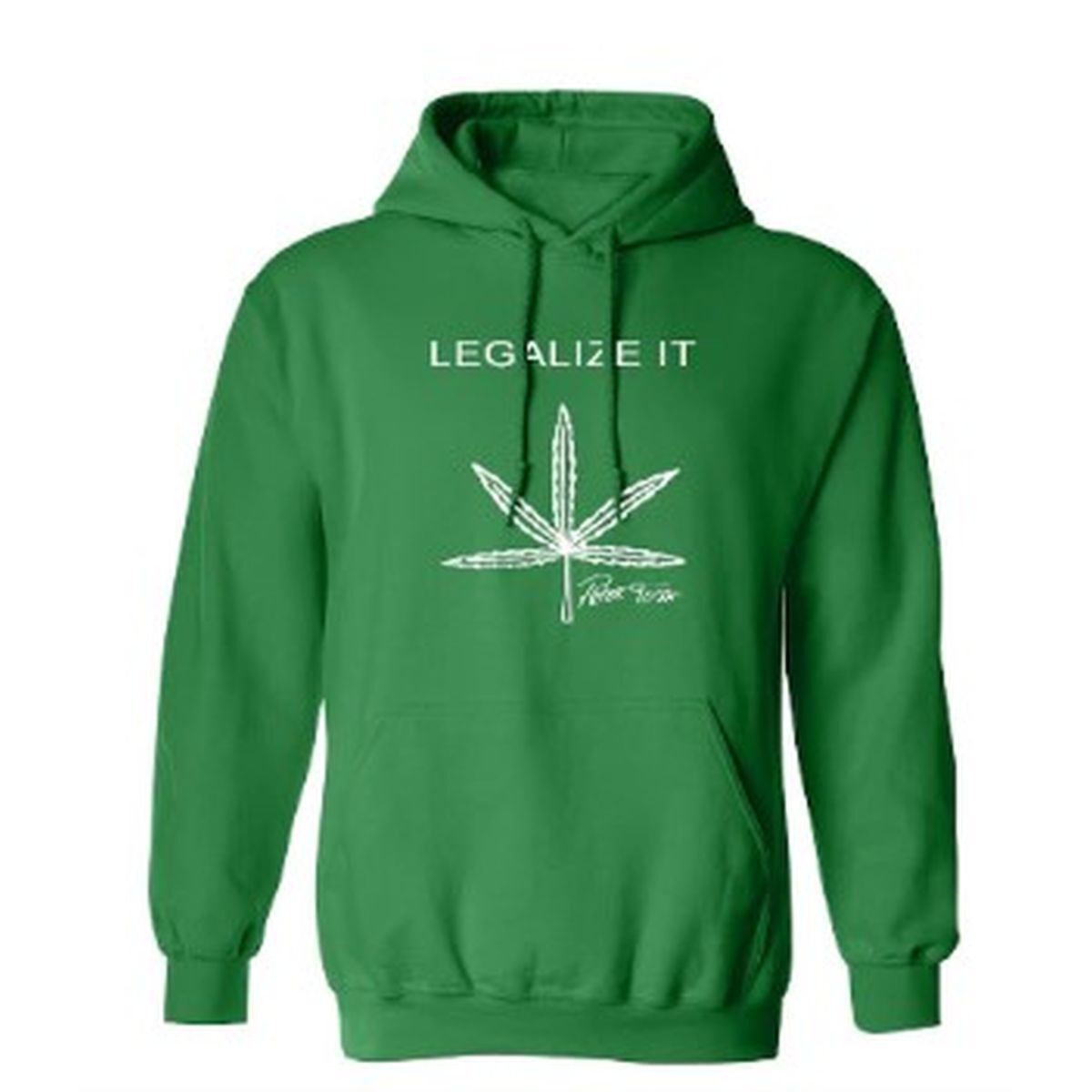 Peter Tosh Legalize It Hooded Sweatshirt- Green
