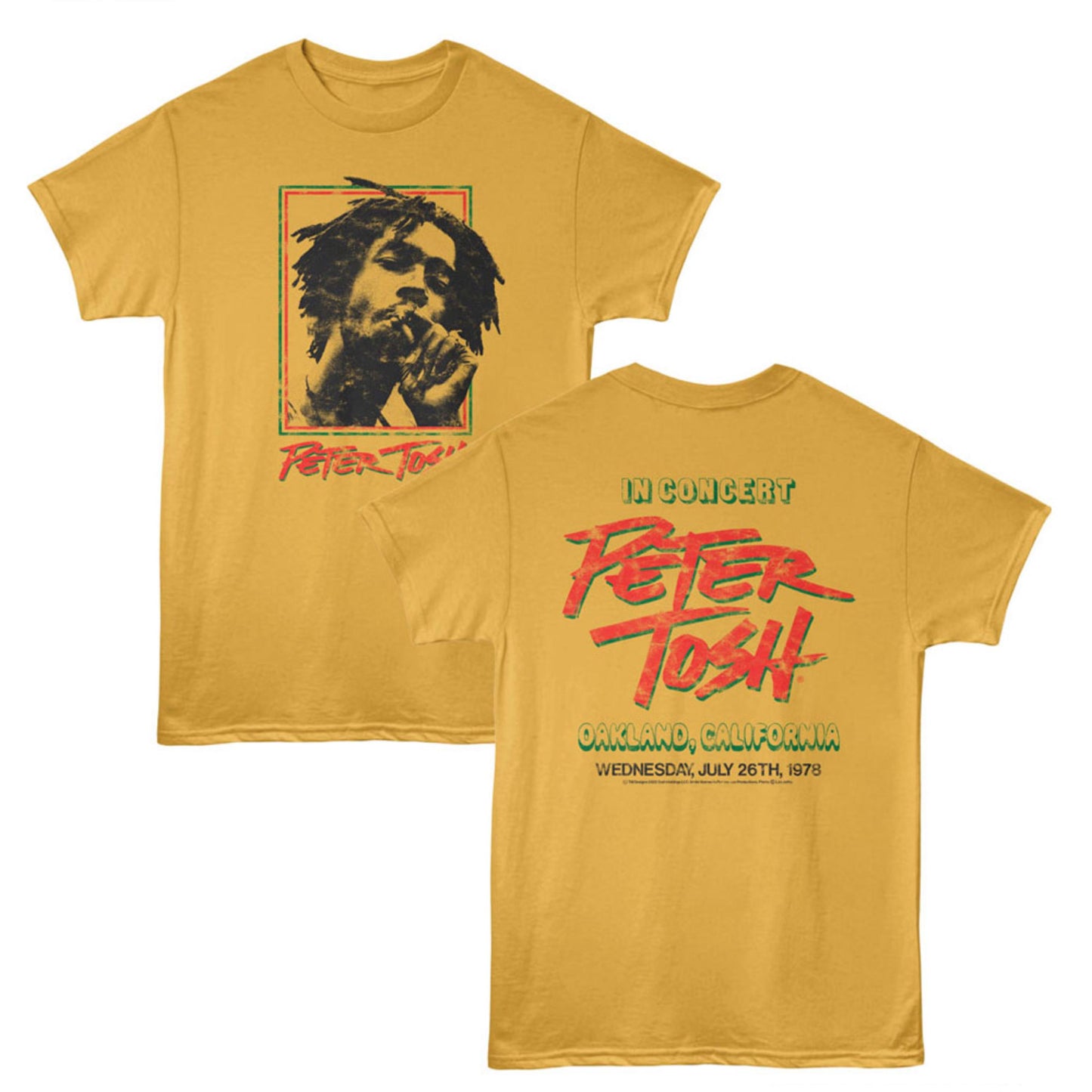 Peter Tosh in Concert Oakland T-Shirt