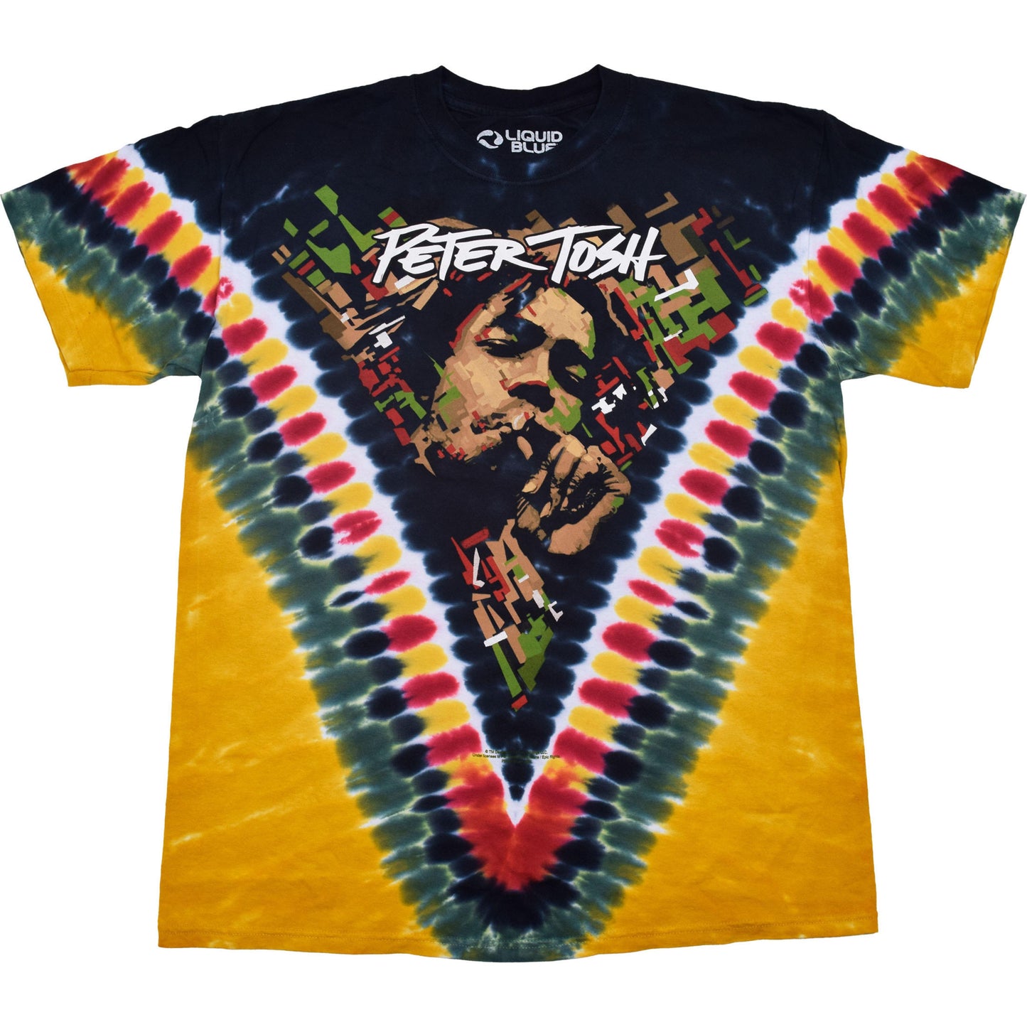 Peter Tosh Tie-Dye Portrait T-Shirt