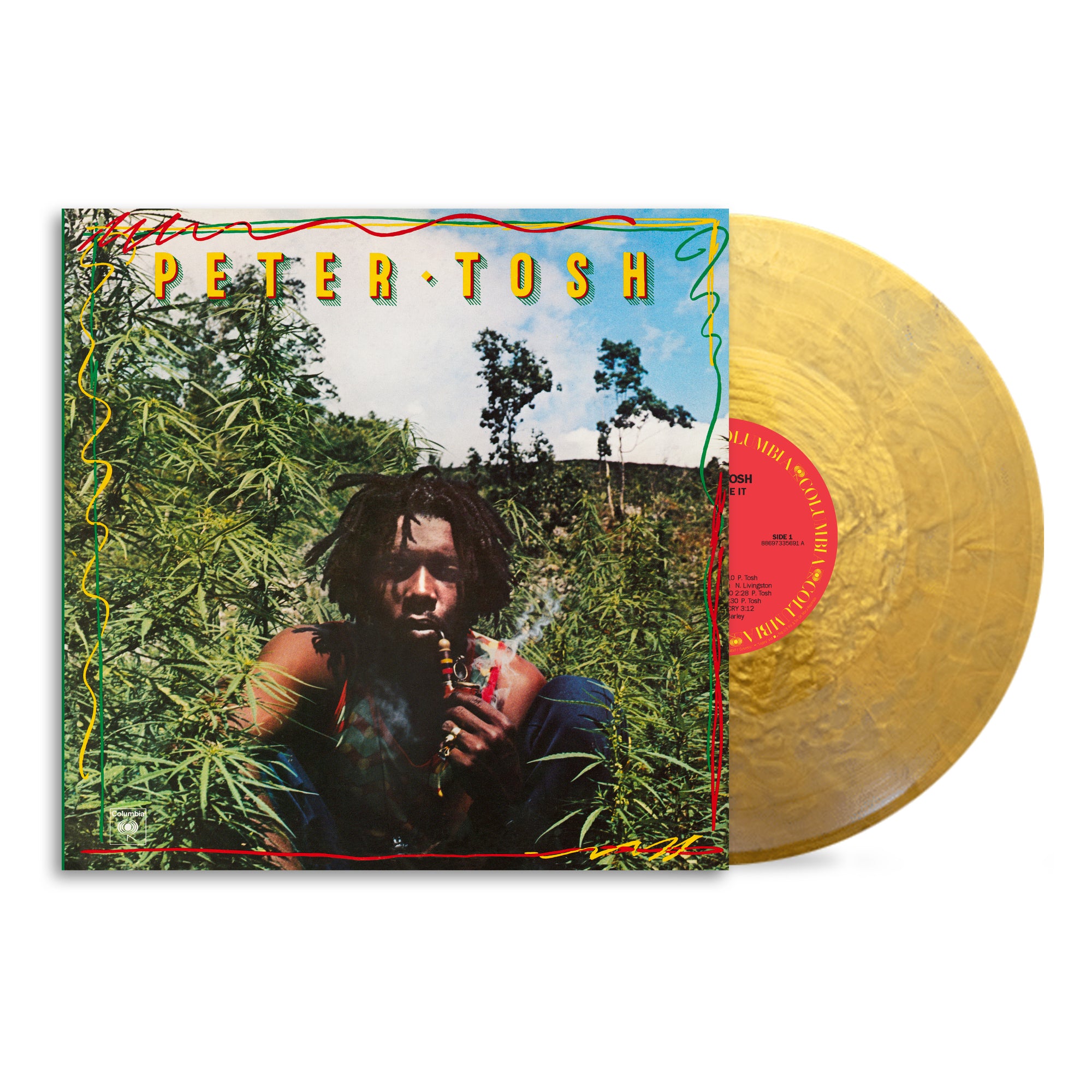 Peter Tosh Legalize It 50th Gold Vinyl LP | Official Store