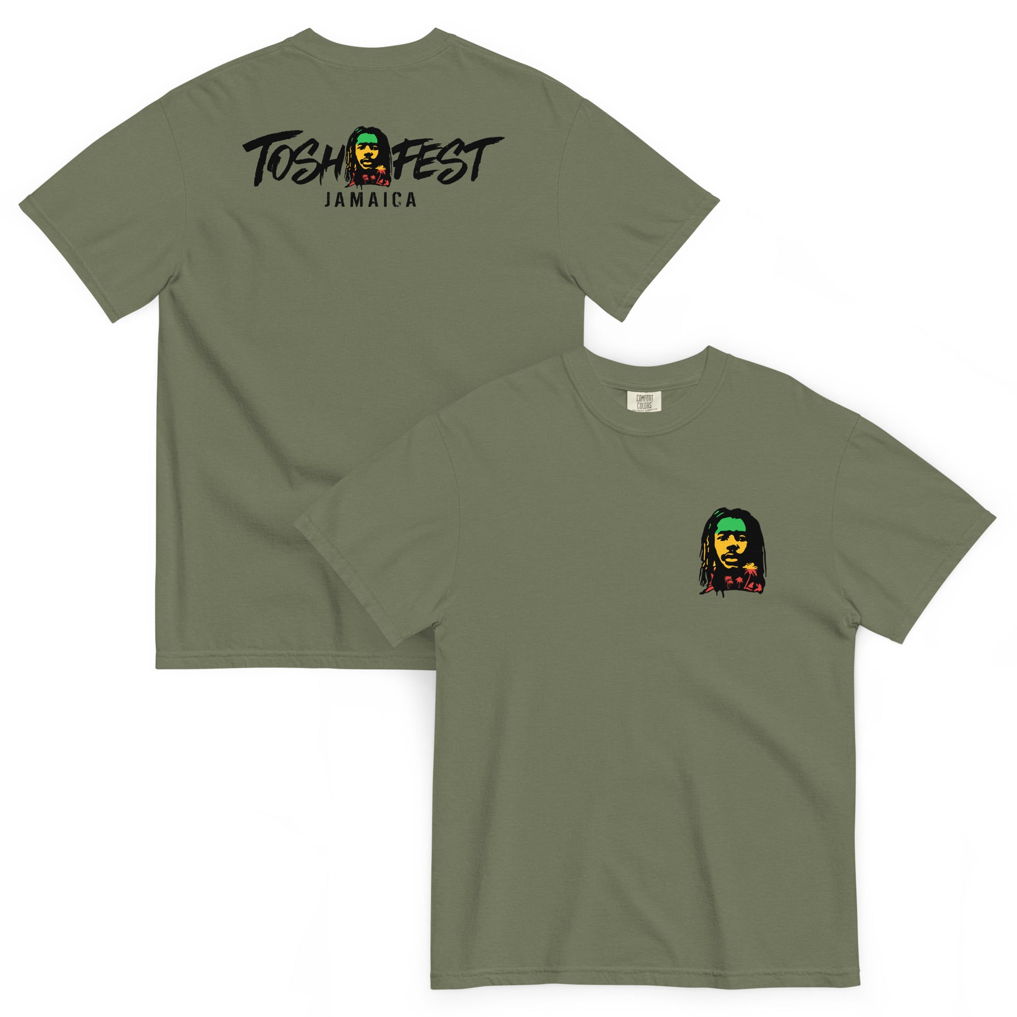 Rock Off Maglietta Uomo Donna Peter Tosh Lightning Logo - Nero